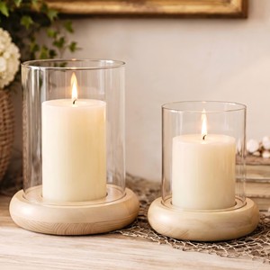 Porte-bougies en bois de Sheesham, fabrication sur mesure, vente en gros |   Aqdus Saleem Inde - Product Image 1