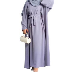 Nueva Abaya para Mujer Hecha en Pakistán, Personalizada, para Uso en Exteriores, Moda Islámica, Transpirable, Larga hasta el Tobillo, Manga Larga, Musulmana - Product Image 2