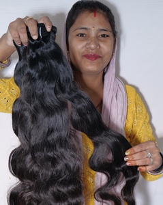 <b>Cheap</b> Long Human Hair <b>Extension</b> Raw Indian Hair Bundles Raw Indian Temple Hair Wholesale Peruvian Bodywave Human Hair - Product Image 6