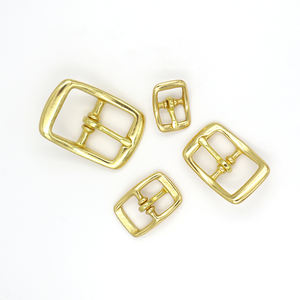 Gancho a presión de latón Ganchos a presión Perno giratorio de ojo redondo Broches de barra central Hebillas con anillos de rodillo y Dees - Product Image 1