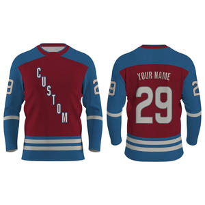 Camiseta de Hockey sobre Hielo Personalizada, Uniforme de Hockey Transpirable para Verano, Uniforme de Alto Rendimiento para Clubes, Fabricante de Pakistán - Product Image 3