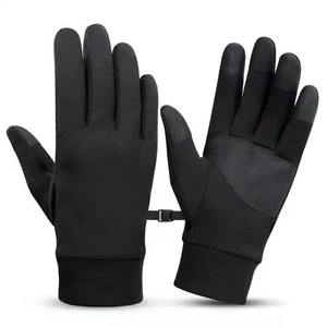 Gants d'hiver en cuir robustes, doublés thermiquement, pour le travail en extérieur par temps froid et la conduite - Product Image 1