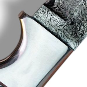 Cuchillos de Caza Duraderos para Exteriores con Hoja de Acero con Patrón de Damasco y Mango Ergonómico de Madera Negra para Camping y Bushcraft - Product Image 6