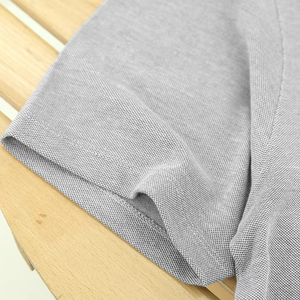 Polo pour homme en coton mélangé clair à manches courtes, personnalisable avec image - Product Image 2