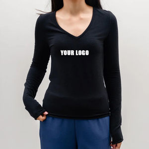 T-shirt personnalisé pour femme, col rond, manches courtes, coupe classique, 100% coton, streetwear, qualité supérieure, respirant, séchage rapide - Product Image 1