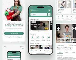 Application de nettoyage à domicile à la demande avec des professionnels vérifiés, des horaires flexibles et des paiements sans tracas. - Product Image 4