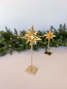 Antique Brass Star Centerpiece Decorative <b>Ornament</b> Perfect For <b>Dining</b> <b>Table</b> Styling And Festive Presentation - Product Image 5