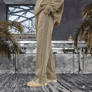 High Quality 100% Cotton Men's Jogger Sweat Jean <b>Pants</b> <b>Black</b> Luxury Fashion Design for Outdoor <b>Work</b> Casual Mid-Waist Trousers - Product Image 6