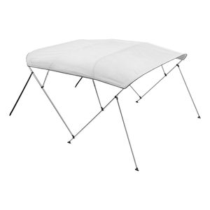 Tettuccio Bimini per Barca a 4 Archi Grigio Chiaro 8'Lx(91-96\")W X 54'H Tenda Parasole Caratteristica Chiave per Coperture Barca Modello D0100X323R6 - Product Image 1