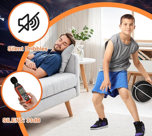 Ballon de basketball noir taille 7 en cuir PU, chambre à air en butyl durable, 620-650g, utilisation intérieure/extérieure - Product Image 4