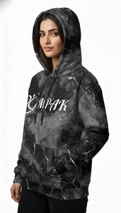Sweat à capuche unisexe décontracté et surdimensionné de qualité supérieure pour l'hiver, avec broderie et impression par sublimation intégrale, idéal pour les collections streetwear - Product Image 2