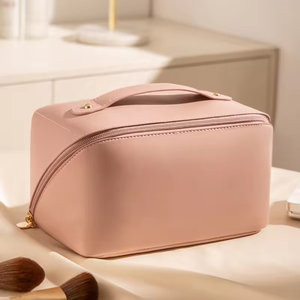Custom Logo PU Makeup <b>Bag</b> Cosmetic Travel Toiletry <b>Bag</b> Waterproof Portable Beauty Organizer Pouch for Women Promotional Gift - Product Image 3