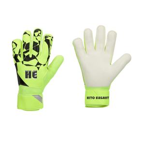 Gants de gardien de but de football de haute qualité avec votre propre logo, forte adhérence, en cuir, fabriqués au Pakistan - Product Image 1