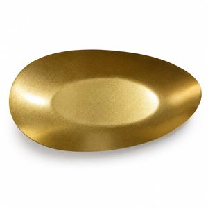 Plateau circulaire doré en acier inoxydable pour servir, rangement de serviettes, assiette à thé, plateau à fruits, plateau à bijoux décoratif - Product Image 4