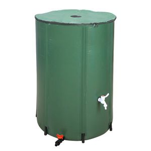 Serbatoio Pieghevole Verde da 132 Galloni per Raccolta Acqua Piovana, Accessori da Giardino - Product Image 1