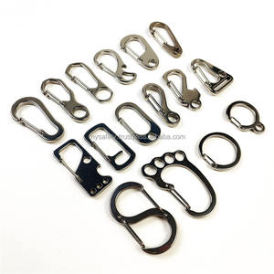 Mosquetón de Acero Inoxidable Resistente a la Corrosión, con Liberación Rápida, Acabado Pulido, Logotipo Personalizado, Clip EDC, Gancho de Seguridad, Llavero - Product Image 2