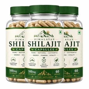 Cápsulas de Shilajit del Himalaya Premium OEM 500 mg, Suplemento de Extracto de Shilajit Puro y Auténtico, Cápsulas Vegetarianas para Hombres y Mujeres - Product Image 1