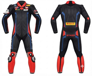 ชุดแข่งรถมอเตอร์ไซค์ Unisex Elite MotoCP แบบจั๊มสูท/ชุดหนังวัวแท้/หนังจิงโจ้พรีเมียม พร้อมแผ่นยืดหยุ่น - Product Image 1