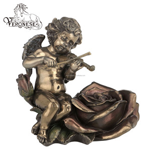 VERONESE DESIGN St. Michael encadré boîte à bibelots religieux décoration de la maison résine artisanat peint à la main luxe Art & Collection - Product Image 5