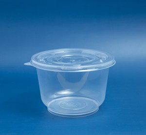 Conteneurs à dessert jetables en plastique PP de 24 oz, ronds, transparents, avec couvercle, pour fruits, emballage en gros, prix avantageux, personnalisables. - Product Image 2