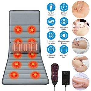 Tappetino Massaggiante Elettrico Completo per il Corpo con Calore e Vibrazione, Cuscino Gonfiabile per la Testa, Cuscino per Sedia e Materasso Confortevole per Massaggio Schiena - Product Image 2