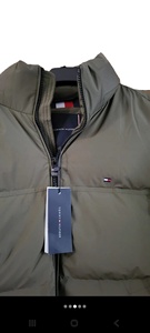 Chaqueta de Invierno Acolchada con Capucha para Hombre, de Alta Calidad, con Diseño de Parches, Relleno de Plumas de Pato, 100% Poliéster, Tinte Liso - Venta al por Mayor - Product Image 5