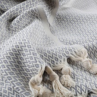 Plaid Jacquard Tissé Léger et Écologique Toutes Saisons en Coton 100% pour la Décoration Intérieure – Vente en Gros Personnalisée