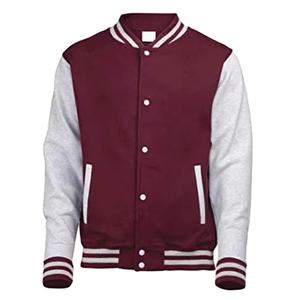 Veste universitaire de baseball d'hiver personnalisée de haute qualité pour homme, style décontracté, avec broderie chenille et devant en cuir - Product Image 2