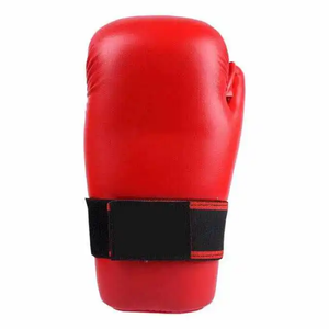 Open Hand Design PU Leather Semi-Contact Gloves for Taekwondo Martial Arts Training Custom Open Hand Karate Semi Contact - Product Image 1