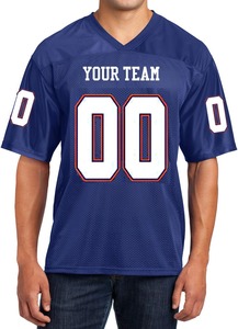 Camiseta de Fútbol Americano al por Mayor, Malla de Poliéster, Sublimación, OEM, ODM, Logotipo Personalizado, Ropa Deportiva Duradera y Transpirable - Product Image 5