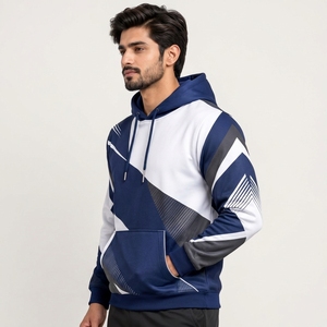Breathable Textile Vibrant Graphic Printing Relaxed Shoulders Smooth Texture <b>Men</b> Sublimation <b>Hoodie</b> Designed With <b>Lightweight</b> - Product Image 4
