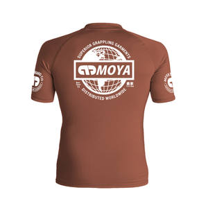 Rashguard MMA Unisexe à Manches Courtes, Imprimé par Transfert Thermique, T-shirt de Compression Respirant et Écologique pour Surf et BJJ, Séchage Rapide, Vente en Gros - Product Image 4