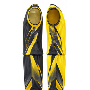 Vêtements de sport élégants pour équipes, uniforme de basket-ball, tissu en maille léger, uniforme de basket-ball respirant - Product Image 3