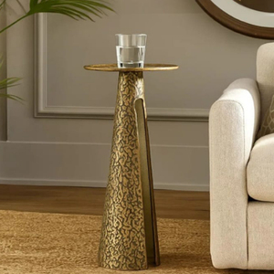 Customized Design Metal Round Drink Table Side Table for Small Spaces for Living Room Arva side drink Pedestal Drink Tables - Product Image 2