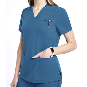 Ensemble d'uniformes médicaux pour femmes, design personnalisé, marque privée, vêtements de travail hospitaliers, fourniture directe d'usine - Product Image 6
