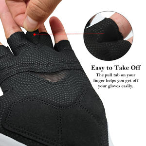 Gants de cyclisme d'été antidérapants, respirants, résistants à l'usure, élastiques, résistants aux chocs, rembourrés, coupe-vent pour la montagne en plein air - Product Image 3