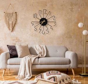 Antique metal wall clock bring timeless elegance to your space blending durability & modern design into one functional art piece - Product Image 3