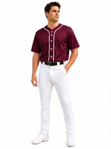 Custom Sports <b>Baseball</b> Uniform Set Lightweight Team Jersey and Pants Designed for Comfort and Performance - Product Image 3