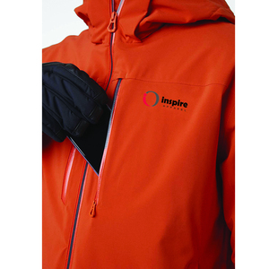 Men's Solid Front Finished Hooded Softshell <b>Jacket</b> <b>Fleece</b> <b>Lined</b> Winter Outdoor Windproof Quick Dry Breathable Workwear - Product Image 4