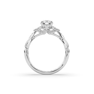 Bague légère de style unique avec diamant cultivé en laboratoire de 1,02 carat - Product Image 6