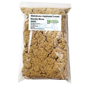 Wakakusa Moxa de Artemisia Japonesa de Hojas Sueltas 500g Pura para Moxibustión para Compradores Mayoristas - Product Image 1
