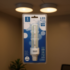 Lampadina Led Plc 2u 12w 6400k bianco freddo a risparmio energetico per retrofit e aggiornamento - Product Image 3