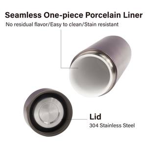 Bouteille isotherme à double paroi en acier inoxydable SUS 304 de 10 oz/320 ml, doublure en porcelaine, logo personnalisé, couleur, garde au chaud/au froid 4-6/8-10 heures - Product Image 2