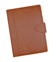 Maletín Ejecutivo de Piel Sintética de Moda con Solapa para Archivos, Colores Personalizables, Tamaños A4/A5/A6 para Uso en Conferencias