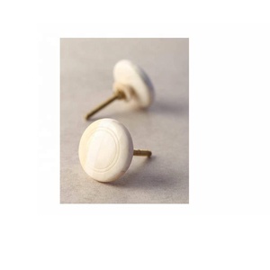 Poignée de porte d'armoire et de placard en os de meubles ronds modernes faits à la main pour l'utilisation de tiroir de salon - Product Image 3