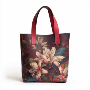 Sac fourre-tout vintage en cuir véritable pour femme, style streetwear décontracté, sac à bandoulière pour femme - Product Image 3