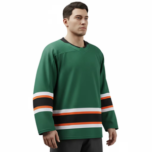 Maillot de hockey sur glace de qualité supérieure Cool Touch, gestion de l'humidité, tissu optimal, uniforme de ligue scolaire. - Product Image 5