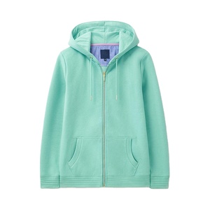 Custom Emboss Print Blank <b>Ladies</b> Crop Top Hooded Sweatshirts Cotton Hip Hop Oversize Women Cropped Zip Neck <b>Jacket</b> Hoodies - Product Image 1