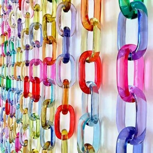 Artistic Resin Chain Link <b>Wall</b> Hanging Acrylic Chain <b>Decor</b> Contemporary Home Interior <b>Wall</b> Decoration - Product Image 3
