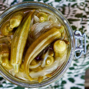 PRIVATE LABEL Canned Okra Cut 425g PET <b>Jar</b> <b>Pickled</b> Vegetable for Supermarket Retail - Product Image 1